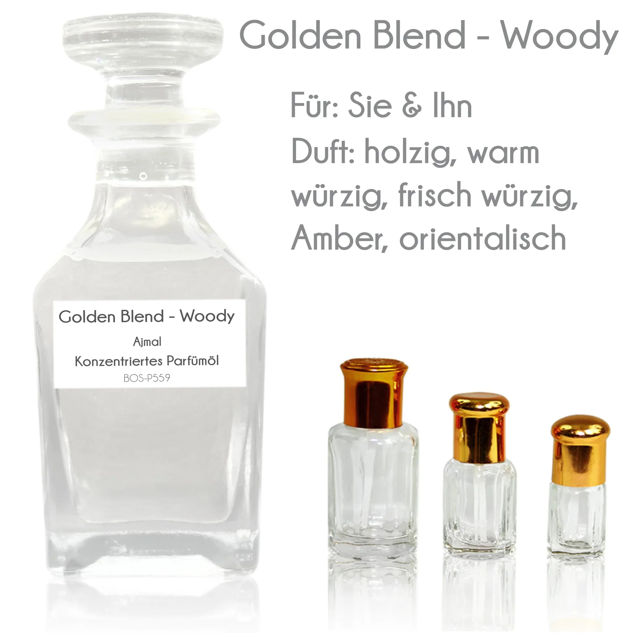 Parfümöl Golden Blend - Woody von Ajmal - Parfüm ohne Alkohol Ajmal Perfumes | Oriental-Style