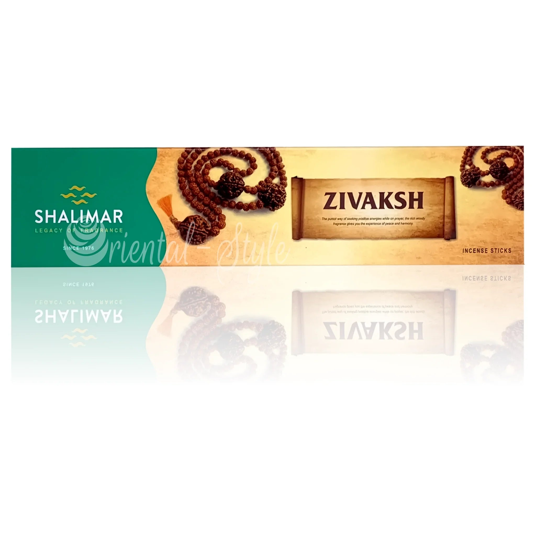 Premium Räucherstäbchen Zivaksh mit Hölzern (40g) Shalimar | Oriental-Style