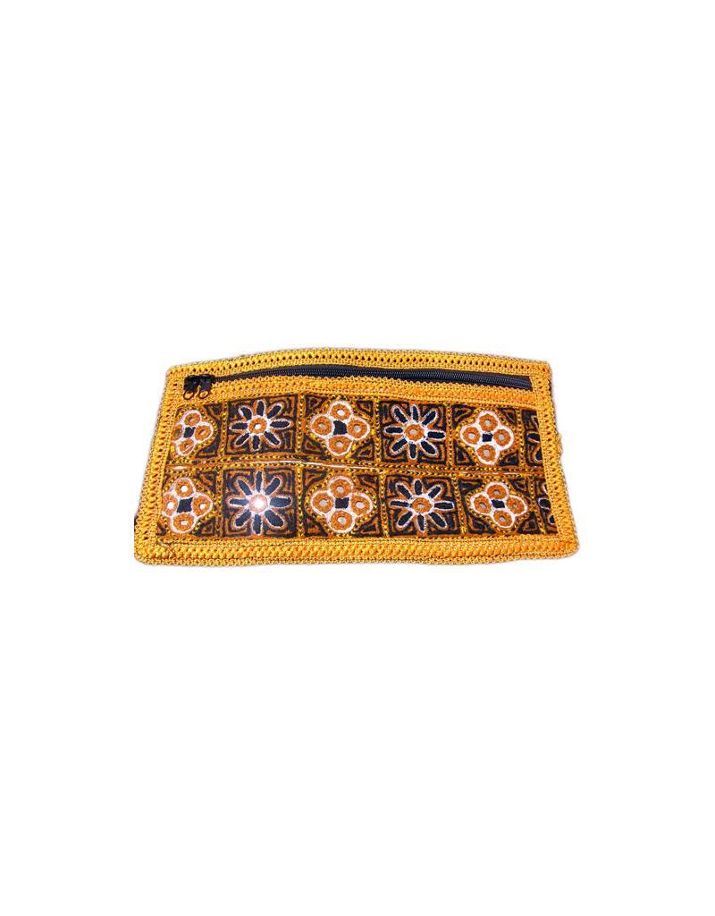 Bestickte Gürteltasche mit Stickerei in Braun Oriental-Style | Oriental-Style