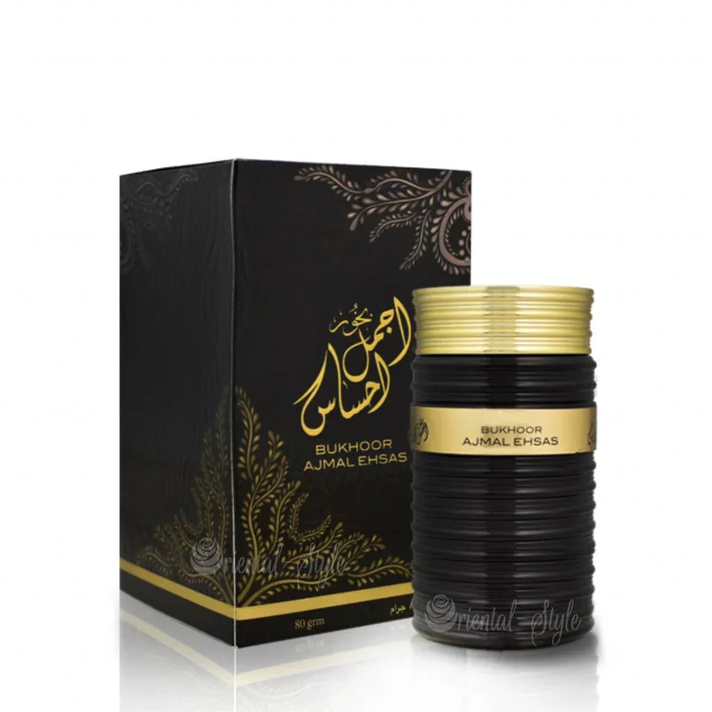 Bukhoor Ajmal Ehsas Räucherwerk 80g Ard Al Zaafaran | Oriental-Style