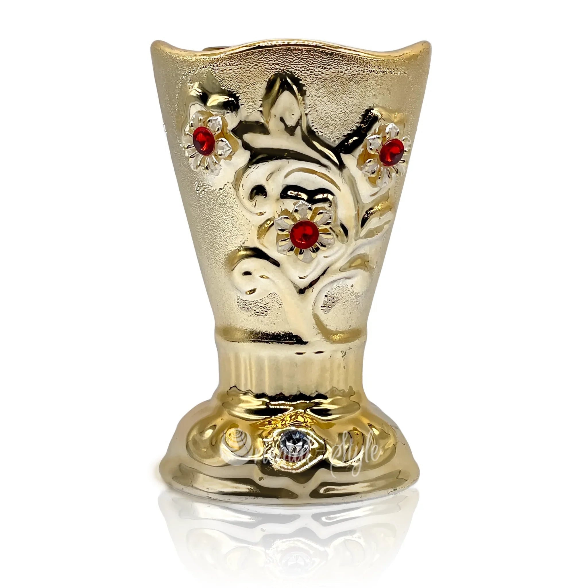 Mubkara - Räuchergefäß Keramik für Räuchern mit Bakhour Gold Oriental-Style | Oriental-Style