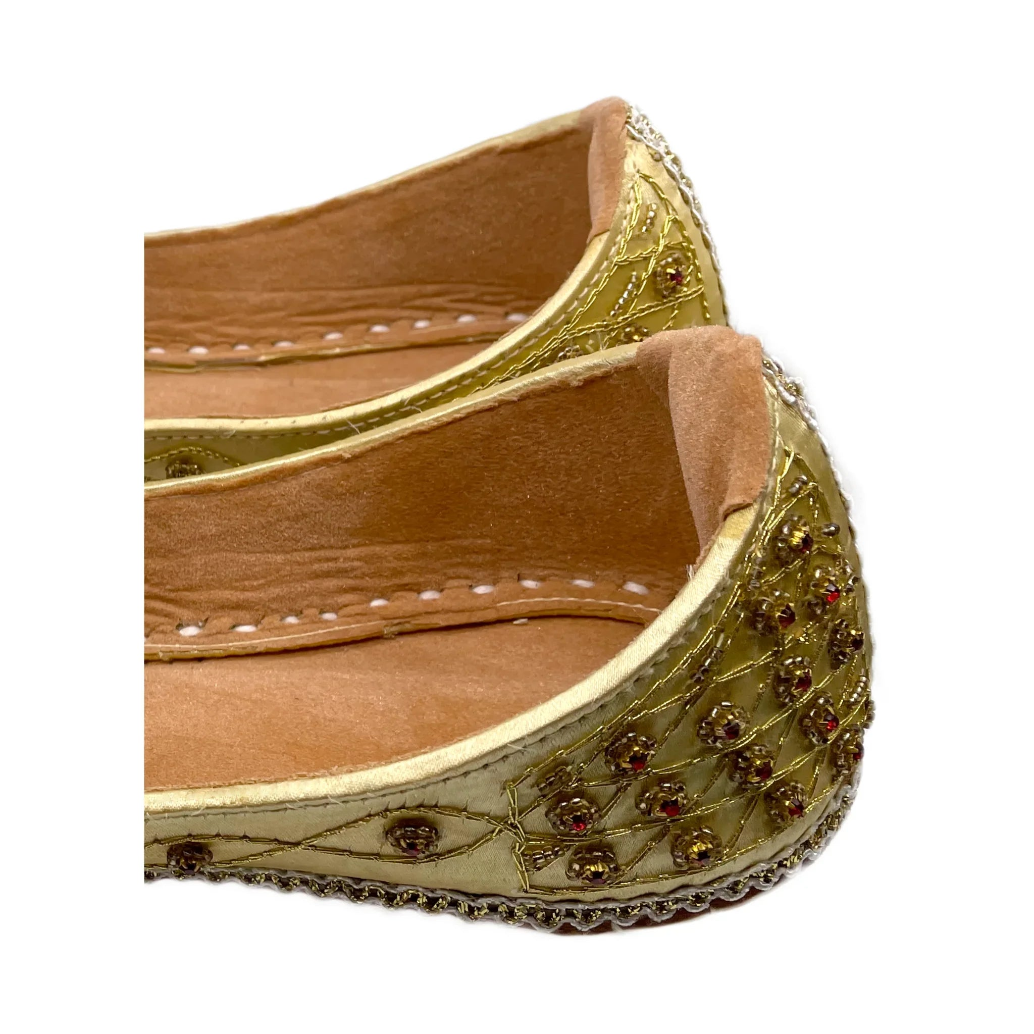 Orientalische Schnabelschuhe - Khussa Schuhe in Gold Oriental-Style | Oriental-Style