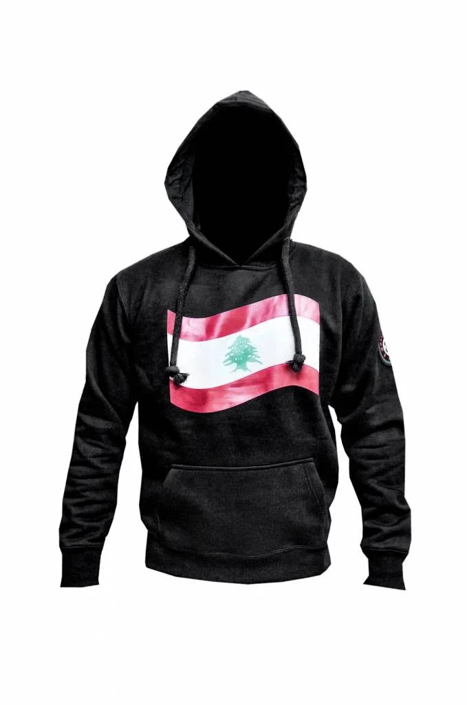 Kapuzen Sweatshirt Hoodie Libanon Flagge 313 Badr | Oriental-Style