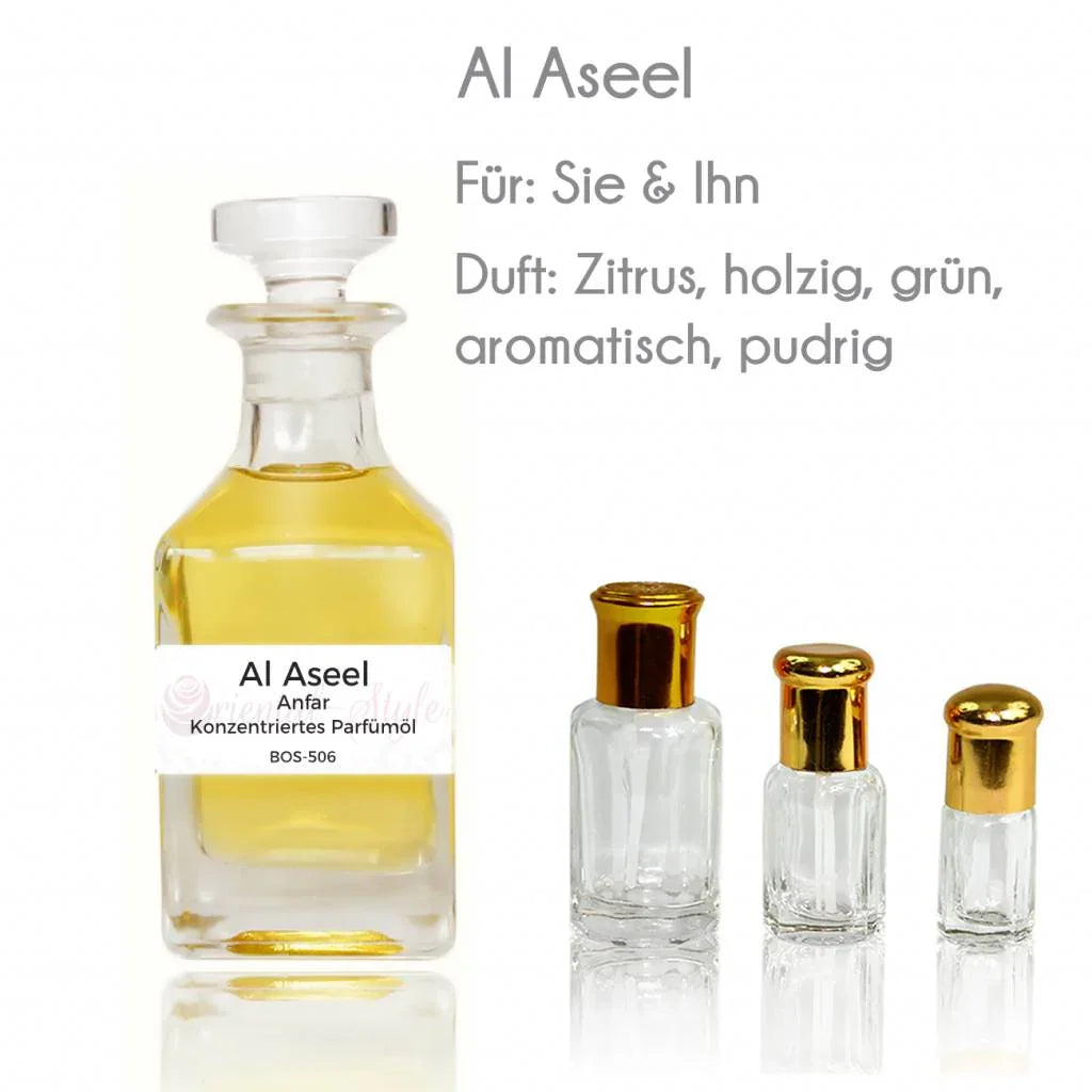 Parfümöl Al Aseel von Anfar - Parfüm ohne Alkohol Anfar | Oriental-Style