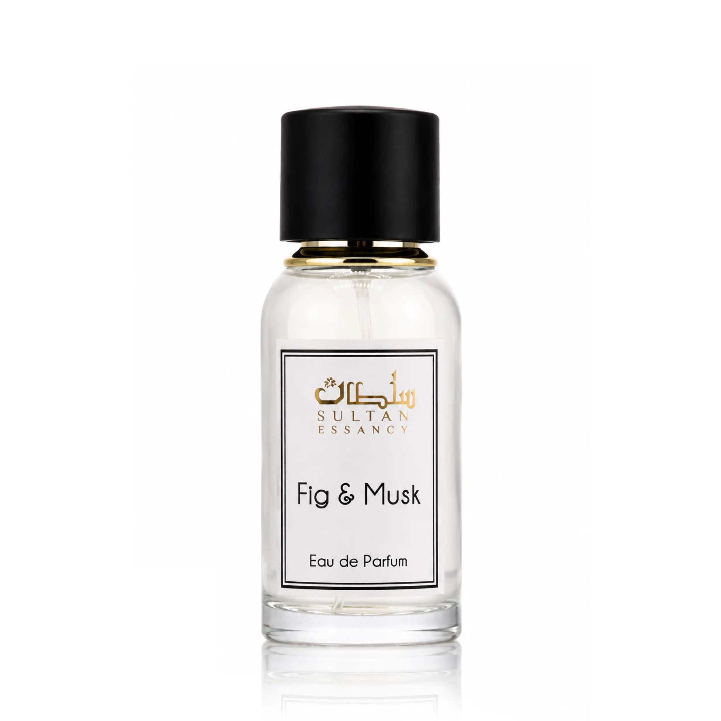 Fig & Musk von Sultan Essancy Eau de Parfum Flakon mit cremiger Feige, weichem Moschus und warmen Holznoten für einen eleganten Unisex-Duft