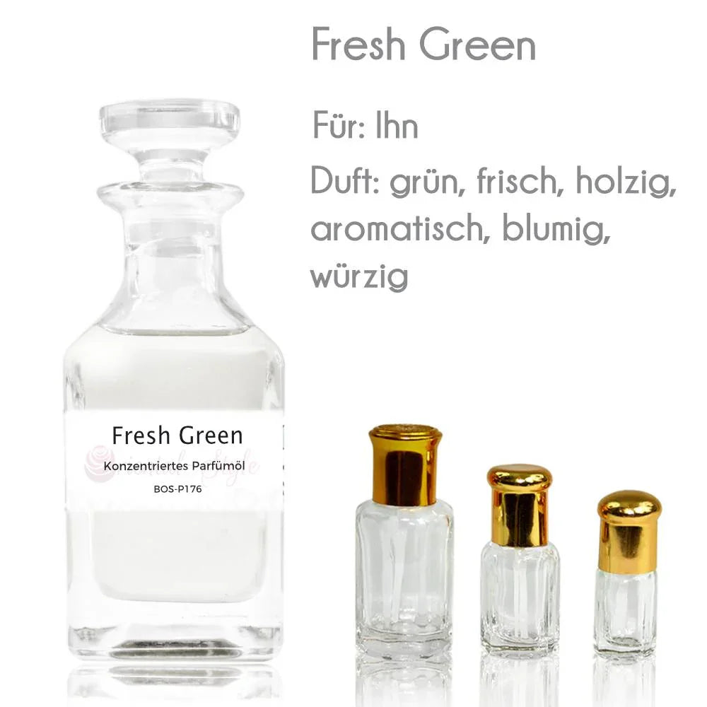 Fresh Green Parfümöl - Parfüm ohne Alkohol Oriental-Style | Oriental-Style