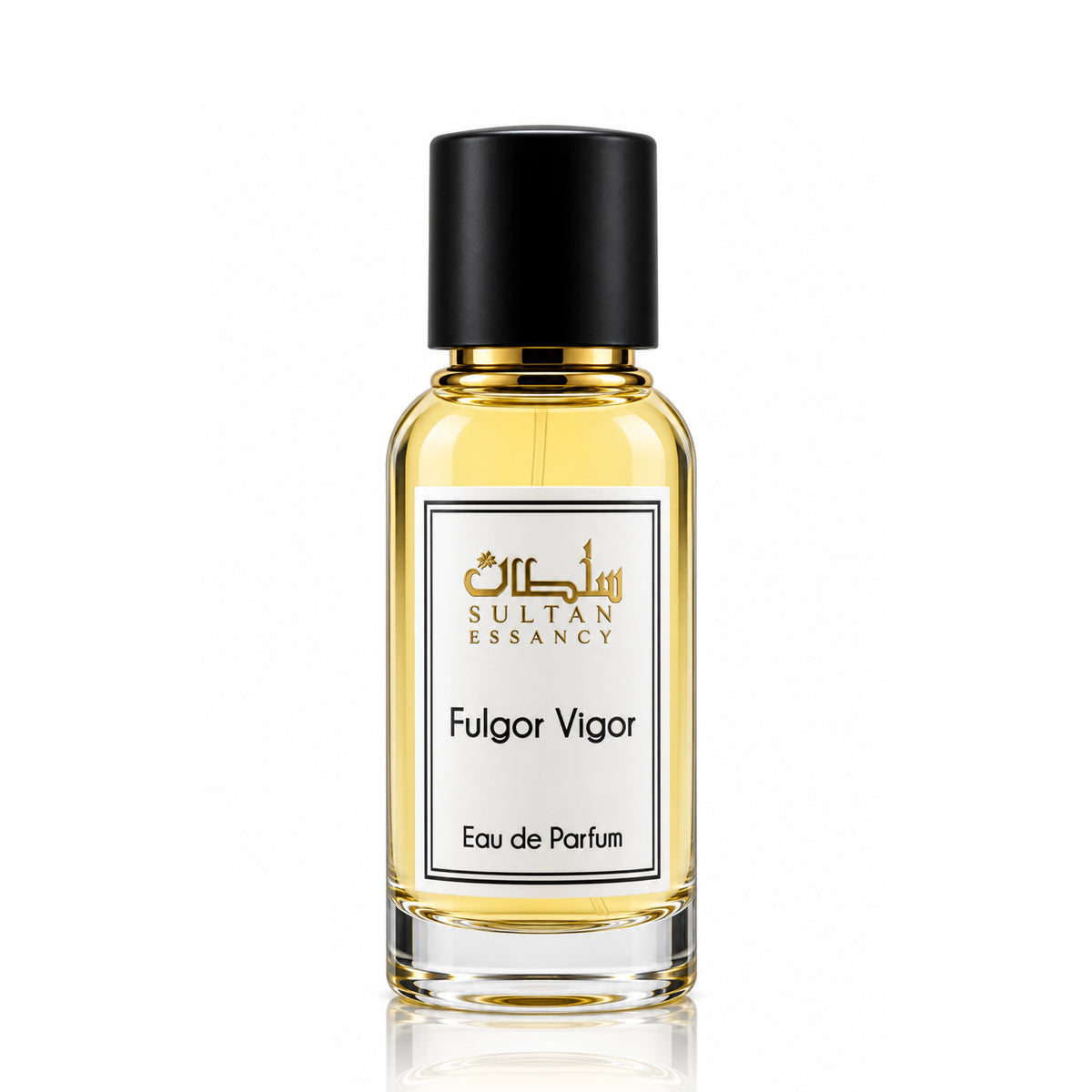 Fulgor Vigor von Sultan Essancy Eau de Parfum für Herren im Glasflakon – warmer Lederduft mit Haselnuss, geröstetem Kaffee und Zedernholz