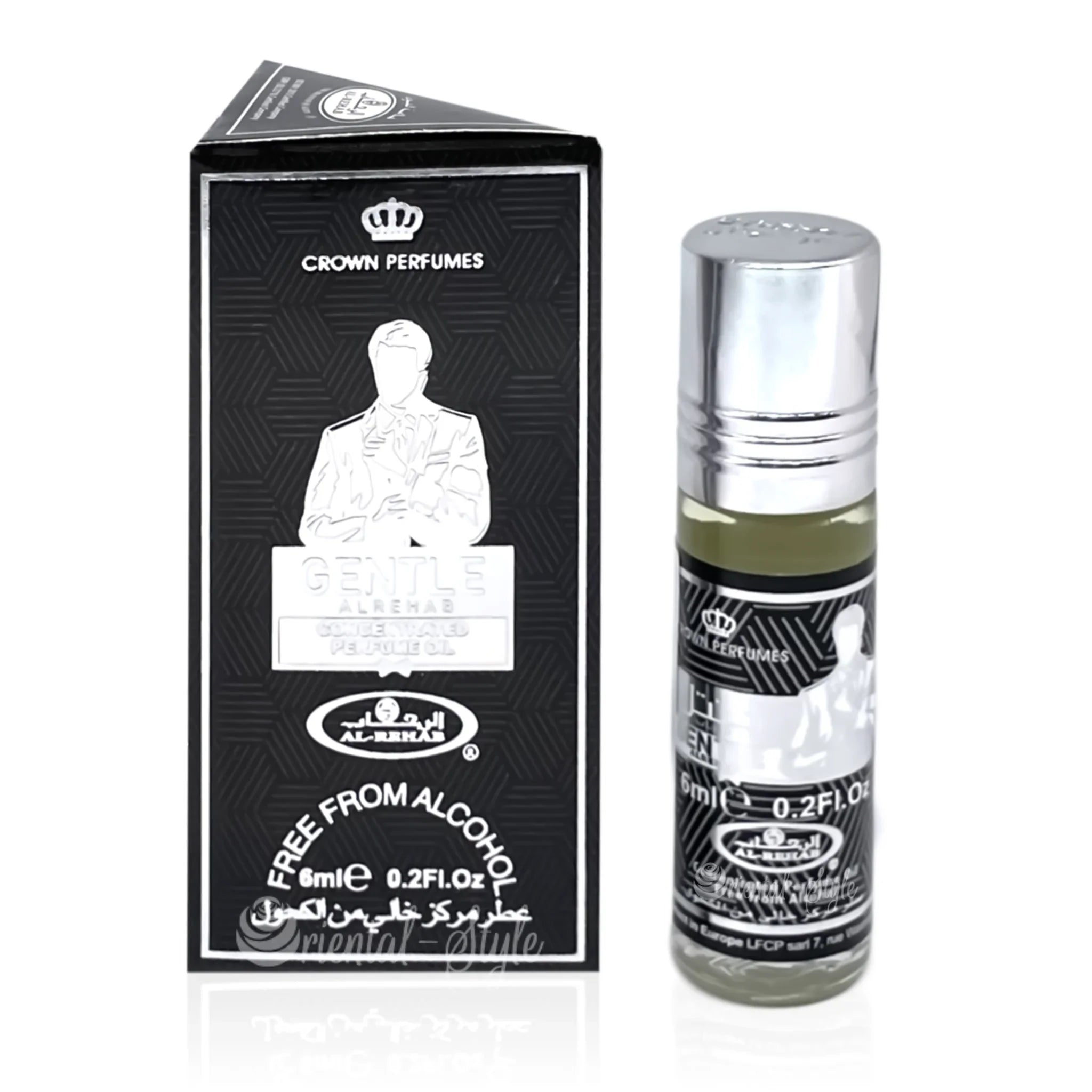 Gentle Parfümöl von Al Rehab mit Leder und Vetiver