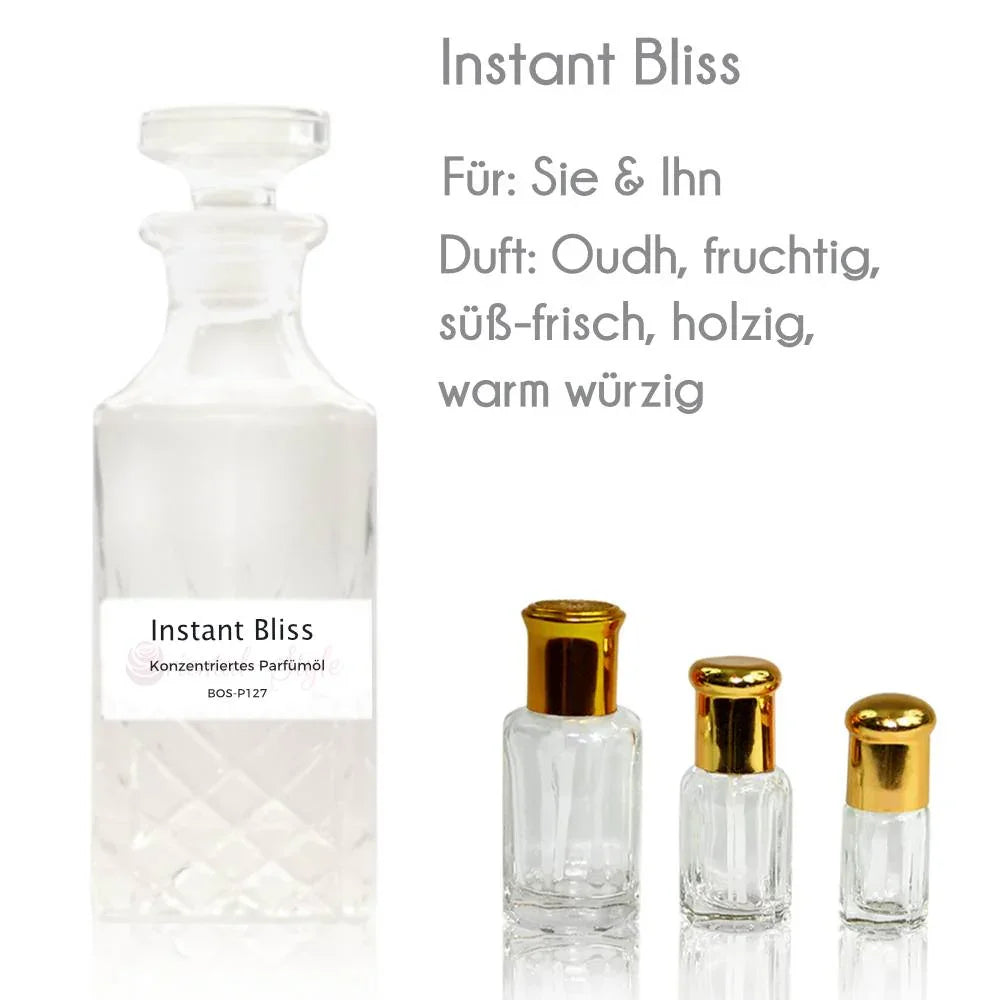 Instant Bliss Parfümöl - Parfüm ohne Alkohol Sultan Essancy | Oriental-Style