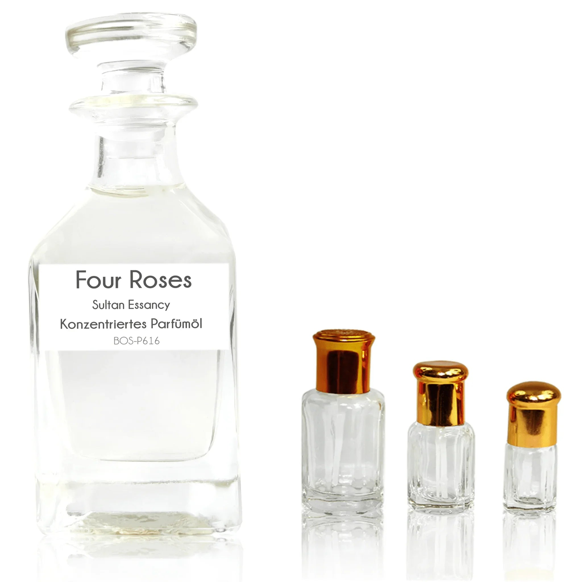 Konzentriertes Parfümöl Four Roses Parfüm ohne Alkohol Sultan Essancy | Oriental-Style