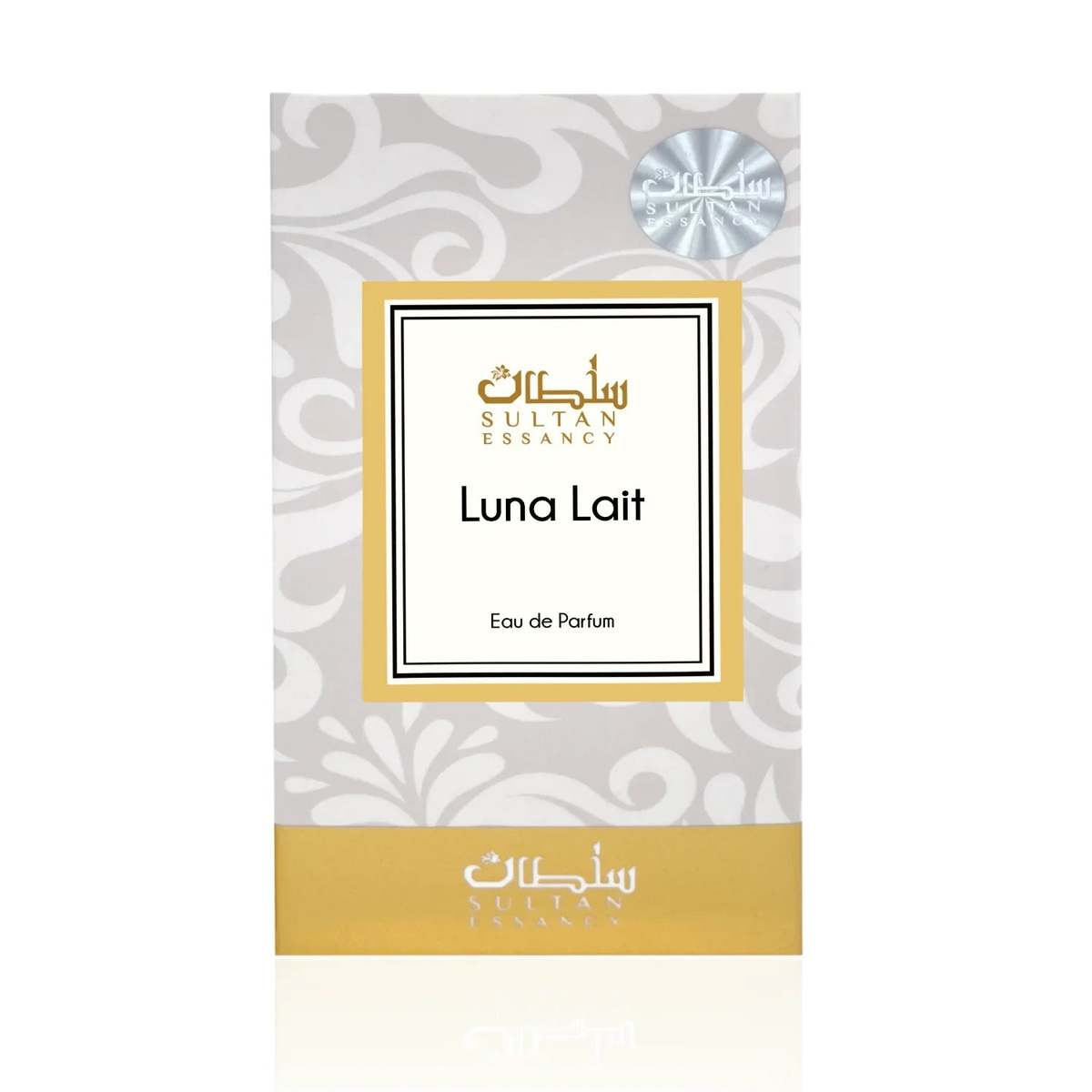 Luna Lait Verpackung von Sultan Essancy in Weiß und Gold