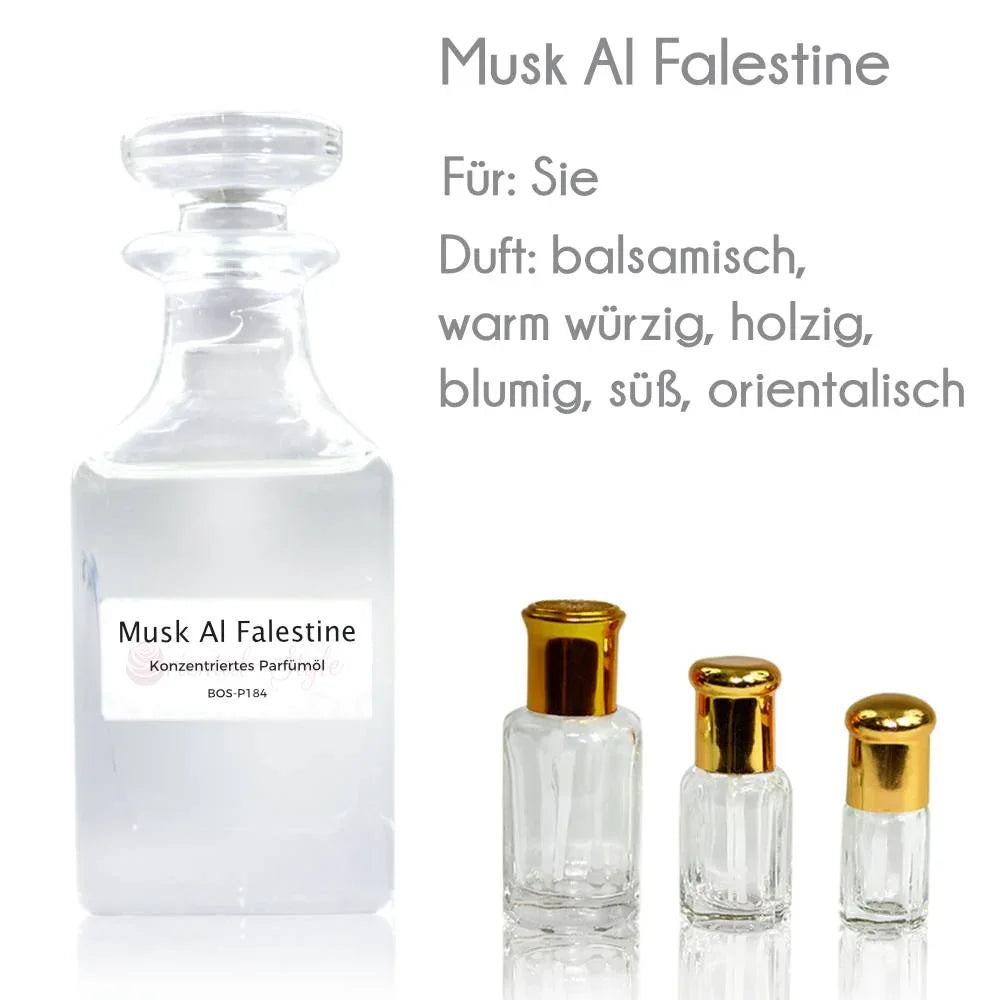 Musk Al Falestine Parfümöl - Parfüm ohne Alkohol Sultan Essancy | Oriental-Style