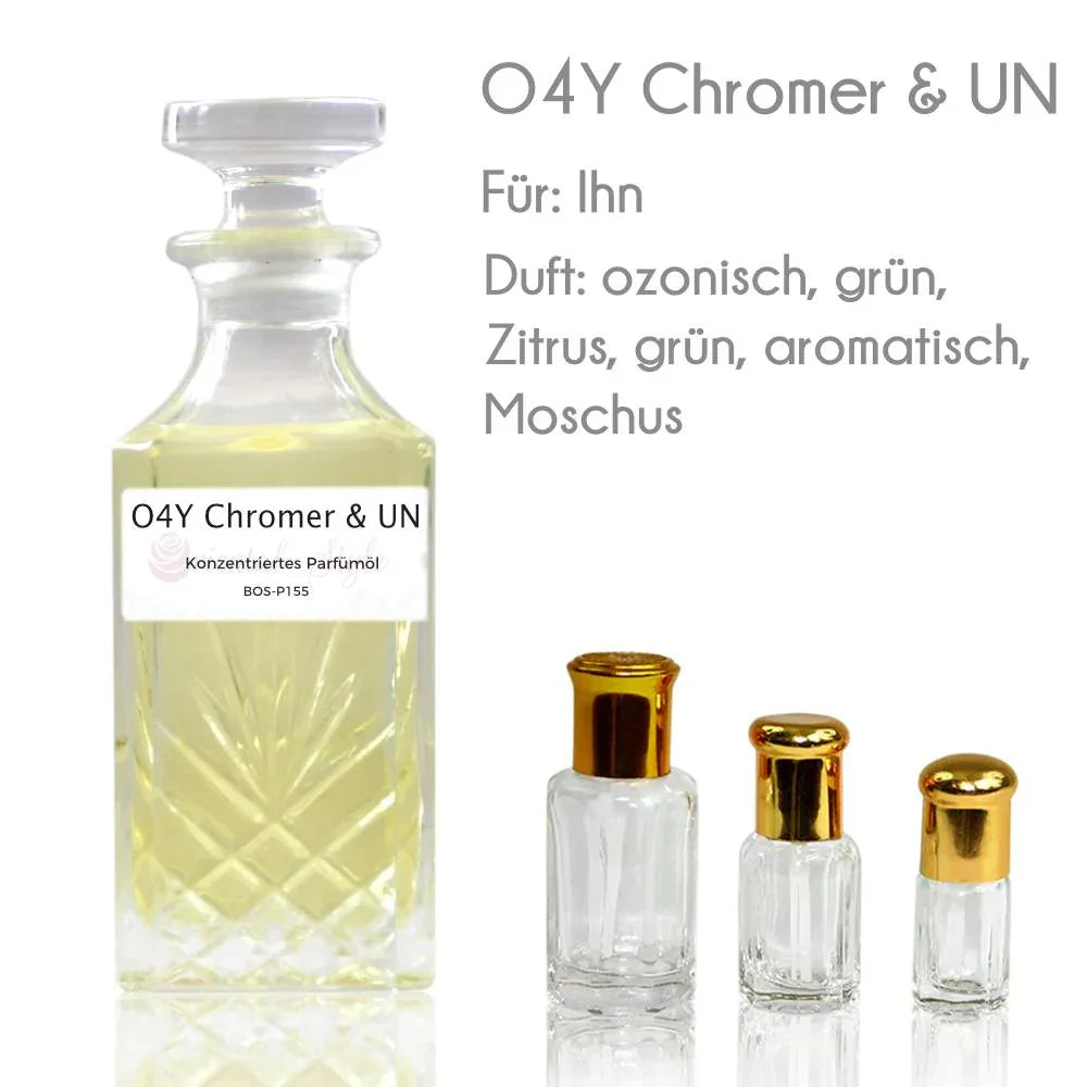 O4Y Chromer & UN Parfümöl - Parfüm ohne Alkohol Sultan Essancy | Oriental-Style