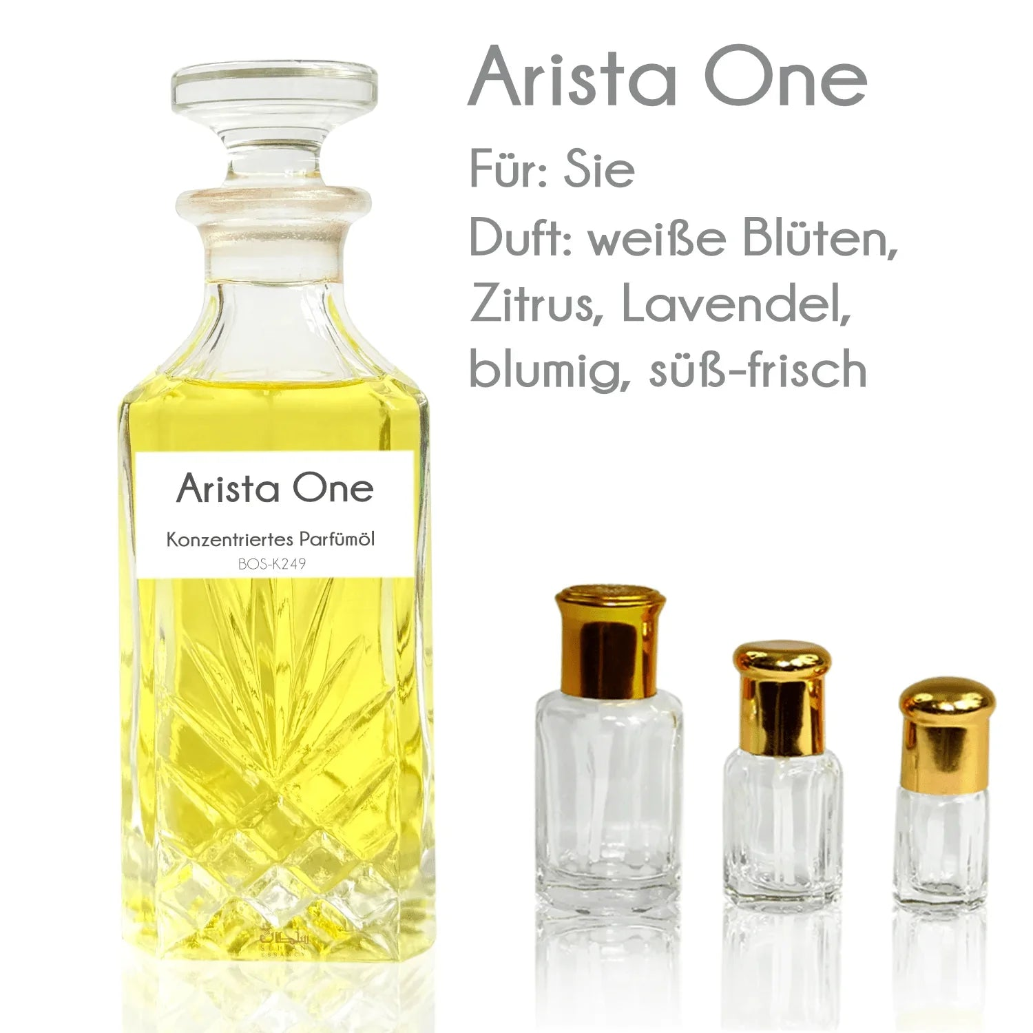 Arista One Parfümöl mit Vanille, Moschus und Zeder