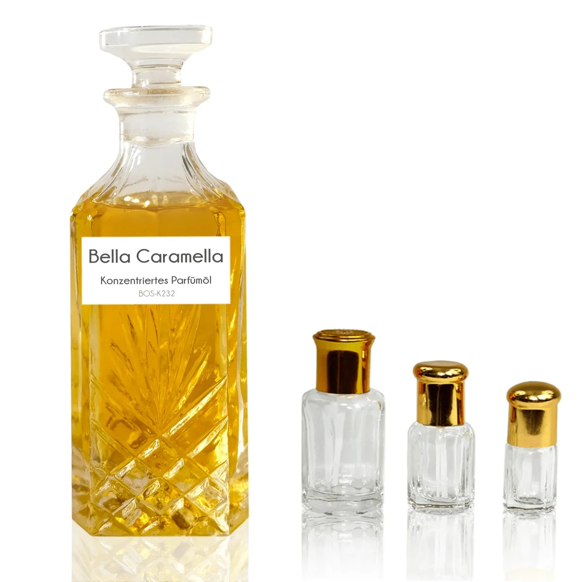 Bella Caramella perfume oil with bitter almond, apricot and caramel