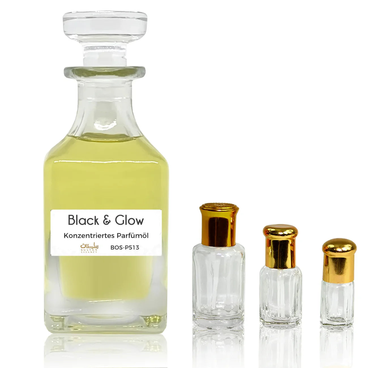 Black & Glow perfume oil with bergamot, lemon and coffee