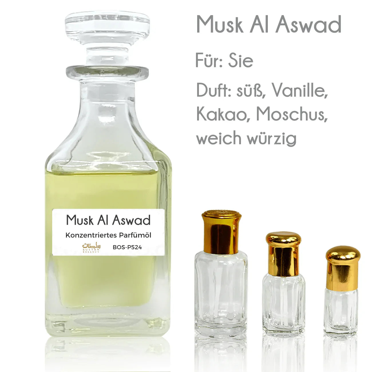 Parfümöl Musk Al Aswad - Parfüm ohne Alkohol Sultan Essancy | Oriental-Style
