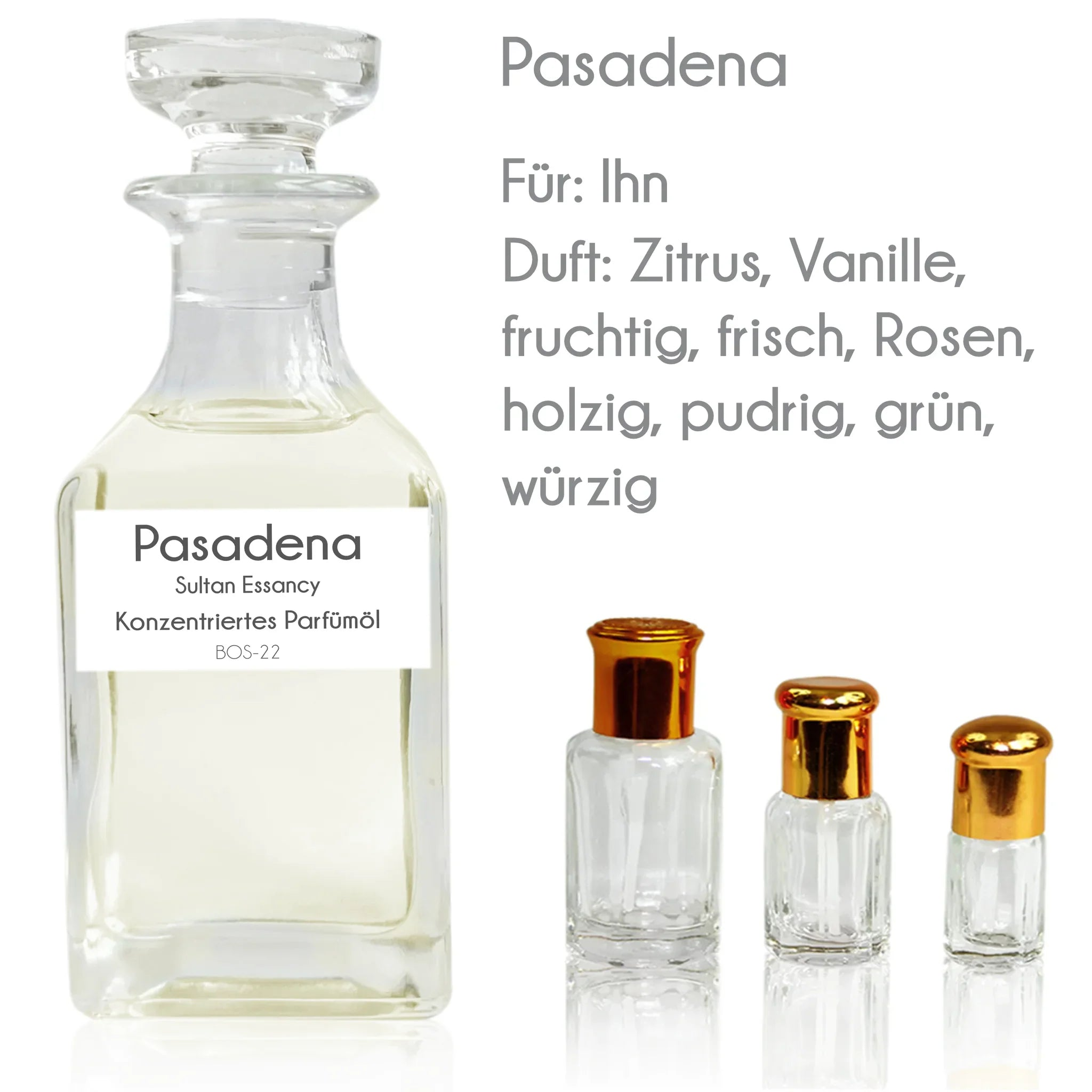 Parfümöl Pasadena von Sultan Essancy- Parfüm ohne Alkohol Sultan Essancy | Oriental-Style