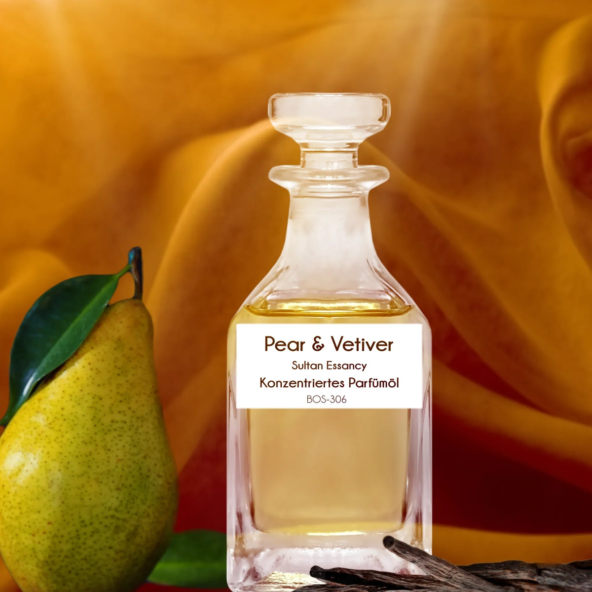 Parfümöl Pear & Vetiver - Attar Parfüm ohne Alkohol Sultan Essancy | Oriental-Style