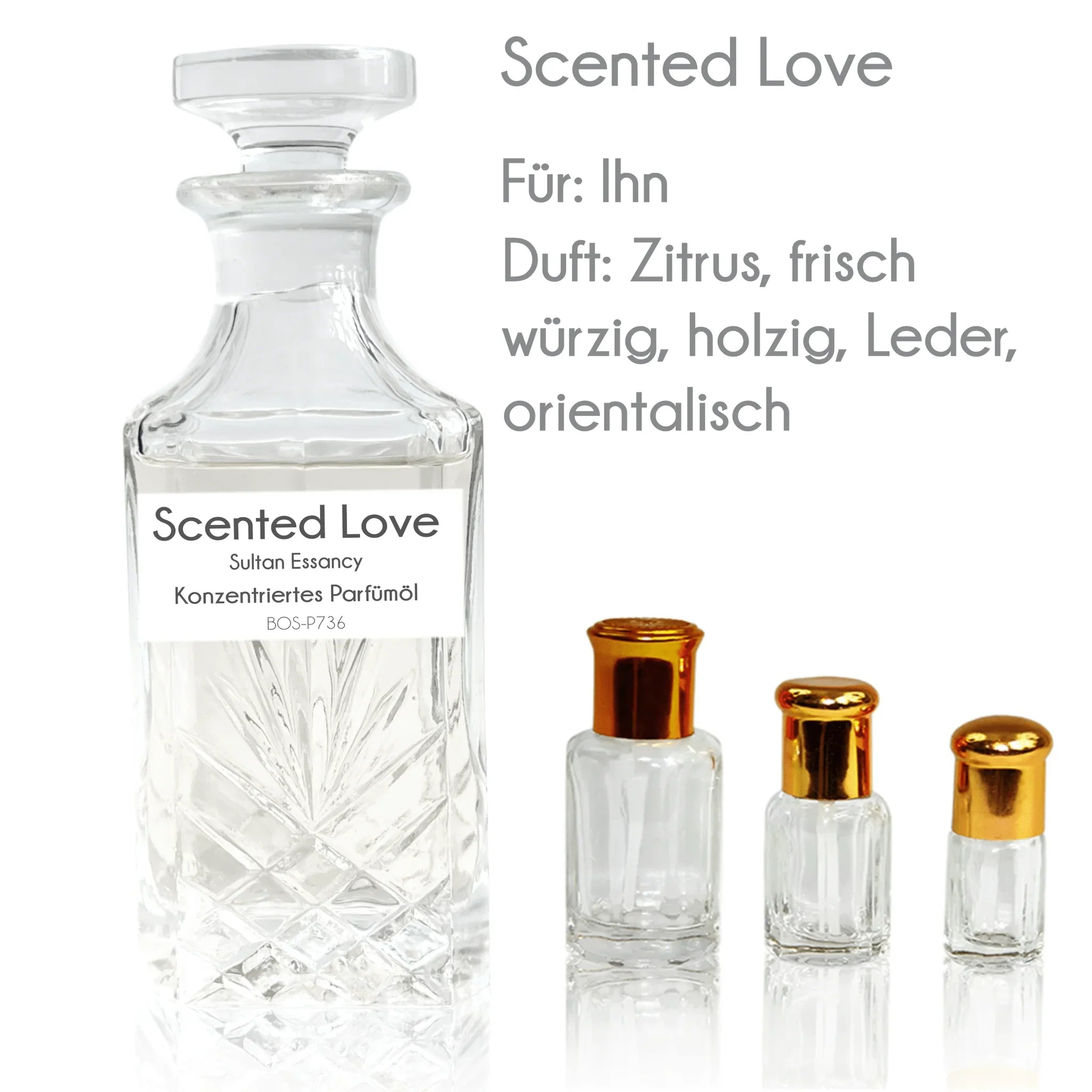 Parfümöl Scented Love von Sultan Essancy- Parfüm ohne Alkohol Sultan Essancy | Oriental-Style