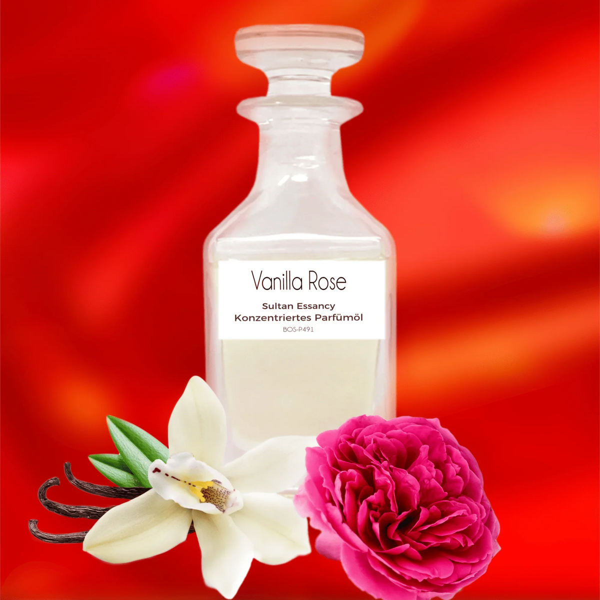 Parfümöl Vanilla Rose - Attar Parfüm ohne Alkohol Sultan Essancy | Oriental-Style