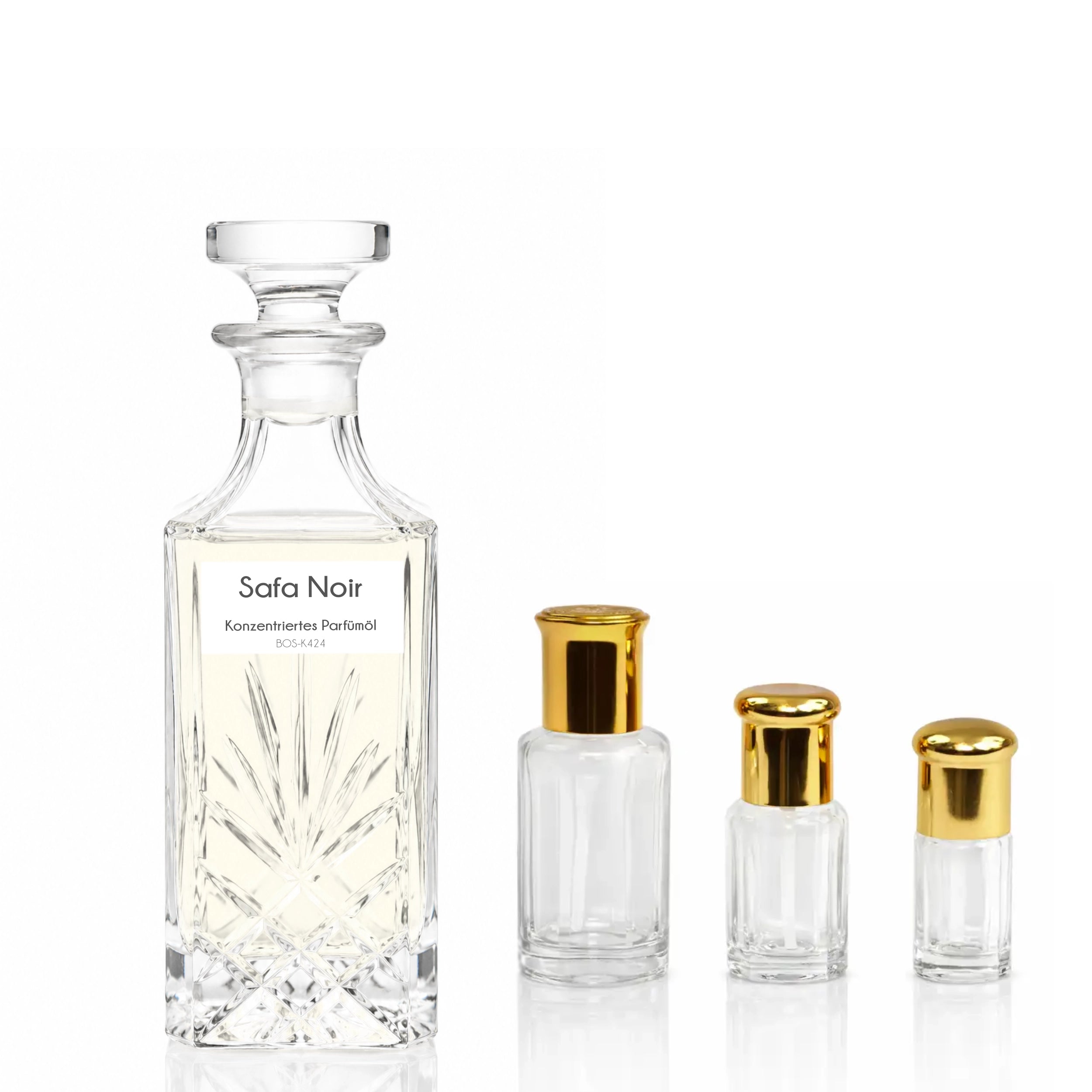 Safa Noir von Sultan Essancy konzentriertes Parfümöl mit Flakon und Applikatoren, holziger Duft mit Feige, Tabak, Zedernholz und Vetiver für Damen und Herren