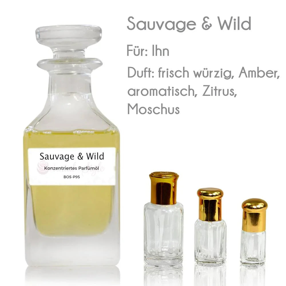 Sauvage & Wild Parfümöl - Parfüm ohne Alkohol Sultan Essancy | Oriental-Style