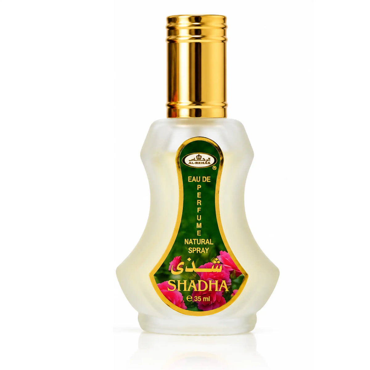 Shadha Al Rehab Eau de Parfum 35 ml im Glasflakon mit goldenem Sprühkopf