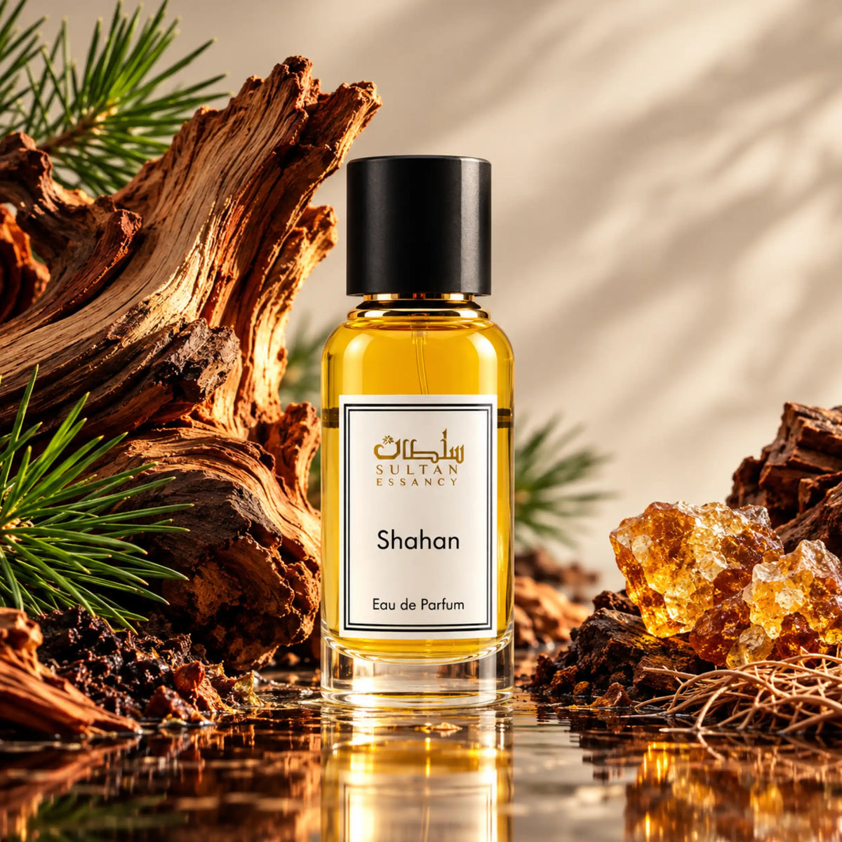 Sultan Essancy Shahan Eau de Parfüm für Herren mit Zedern, Cypriol und Amyris