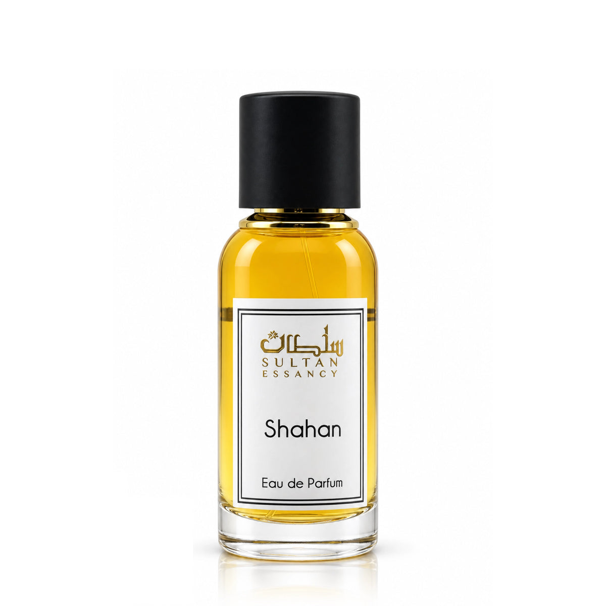 Shahan Sultan Essancy Herrenparfüm – holzig-aromatischer Eau-de-Parfum-Flakon mit Zedernholz, Amyris und Cypriol