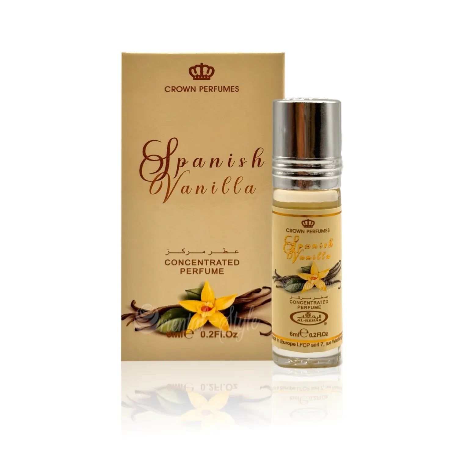 Spanish Vanilla Parfümöl von Al Rehab mit cremiger Vanille