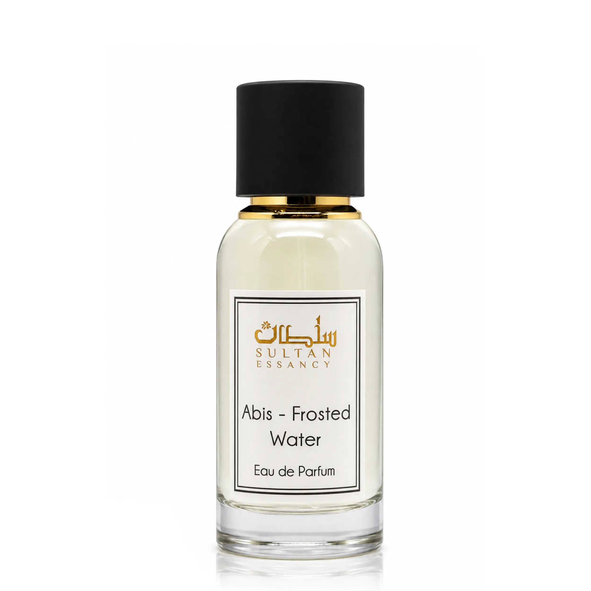 Sultan Essancy Abis Frosted Water Eau de Parfum Flakon für Männer, zitrisch-frischer Dupe mit Zedrat, Wacholderbeeren, Timur, mineralischen Noten und trockenen Hölzern bei Oriental-Style