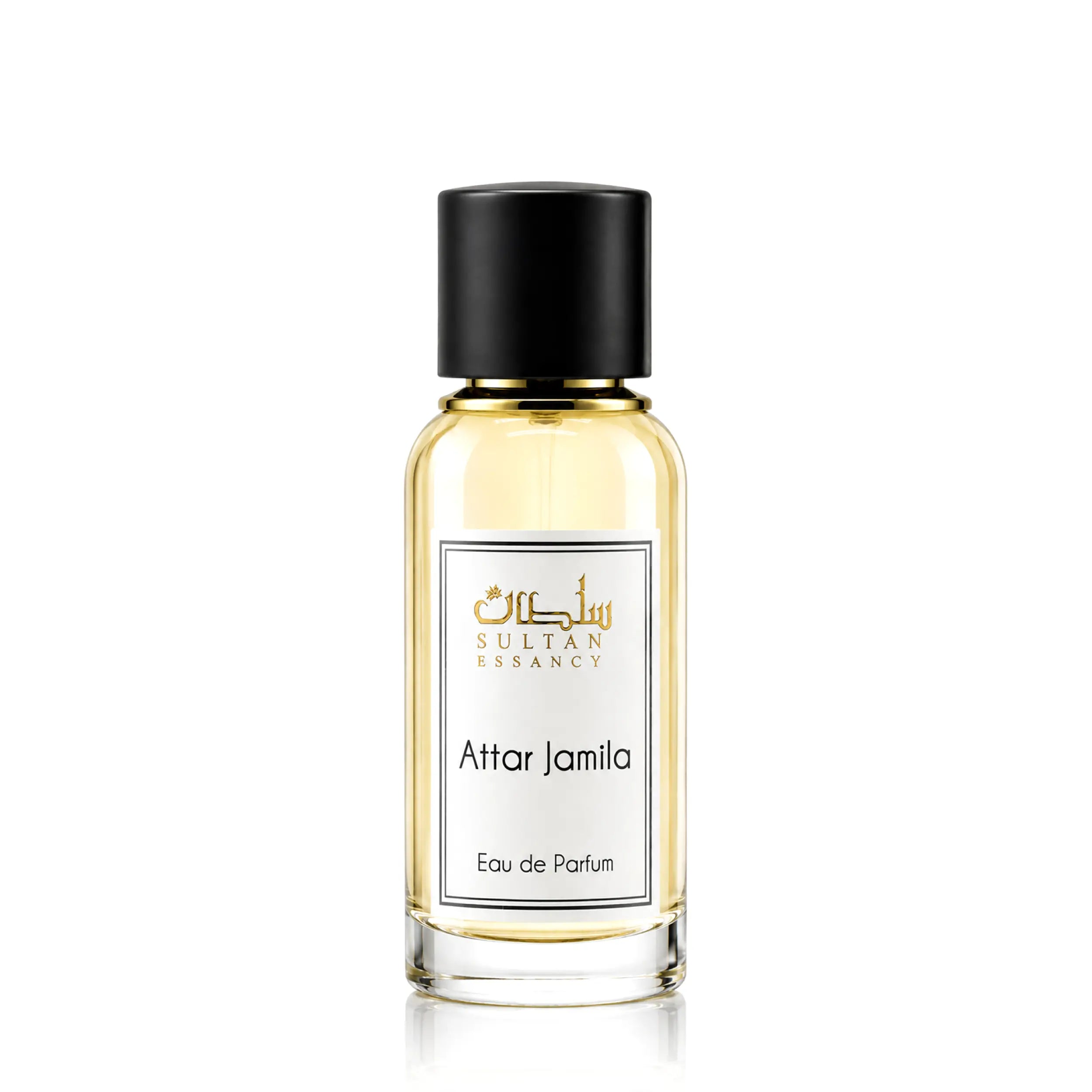 Sultan Essancy Attar Jamila Eau de Parfum Flakon, femininer Himbeere-Vanille-Duft mit Rose, Moschus und Amberwood als Duftzwilling und Dupe – Oriental-Style