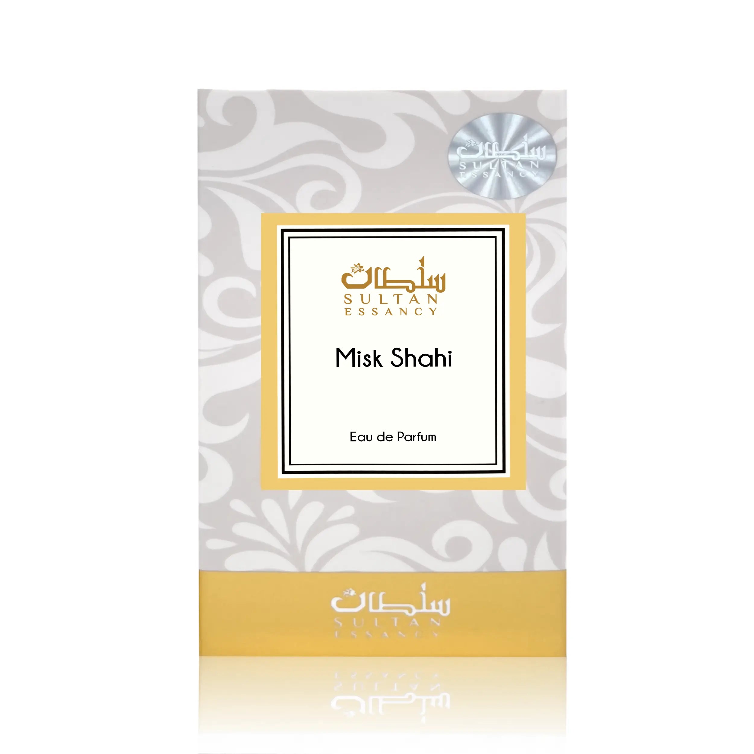 Sultan Essancy Misk Shahi Parfum Verpackung mit elegantem Design für aromatisches Oud Eau de Parfum