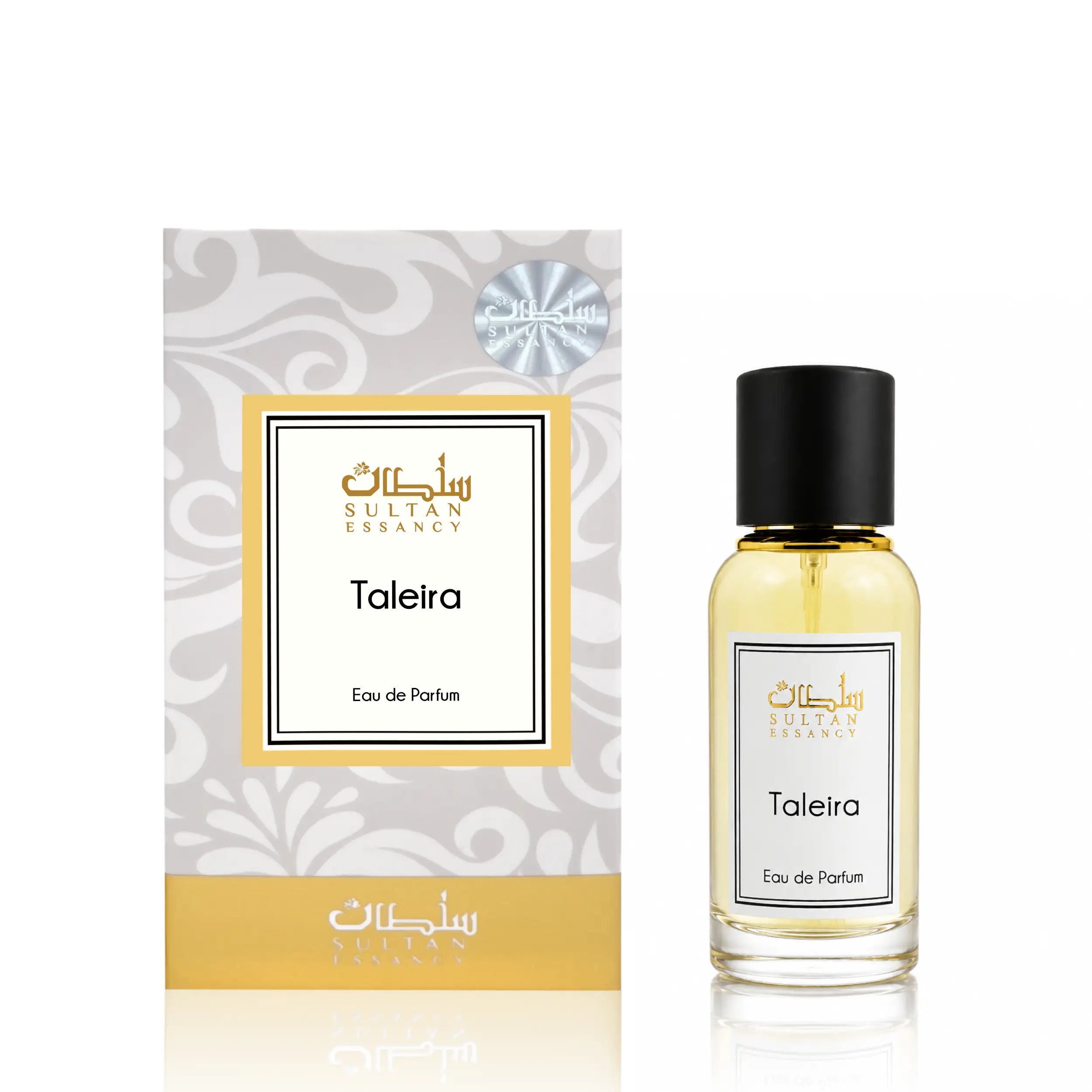 Sultan Essancy Taleira Eau de Parfum mit Box und Flakon, blumiger Lindenblüte-Duftzwilling mit Jasmin-Sambac, Ginster, Heliotrop und Vetiver