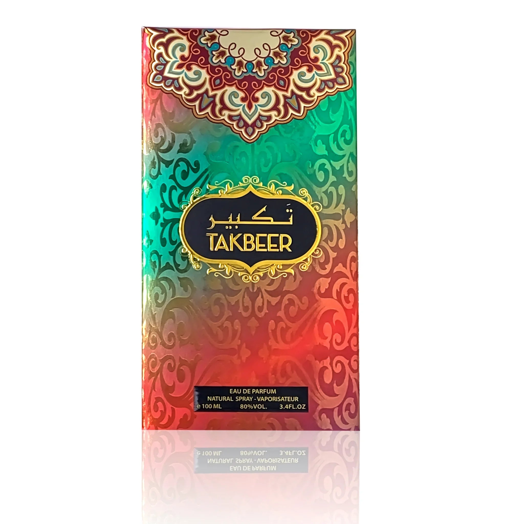 Takbeer Damen Parfümverpackung von Sultan Essancy mit orientalischem Muster und elegantem Duftdesign