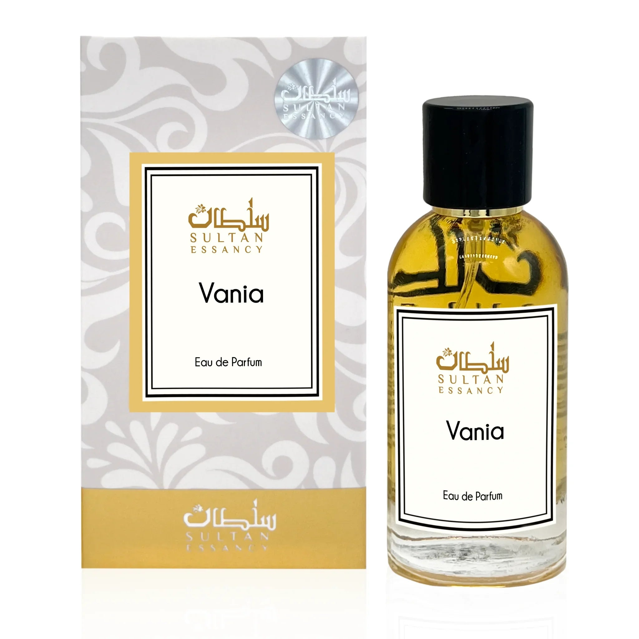Vania Eau de Parfum mit Flakon und Verpackung