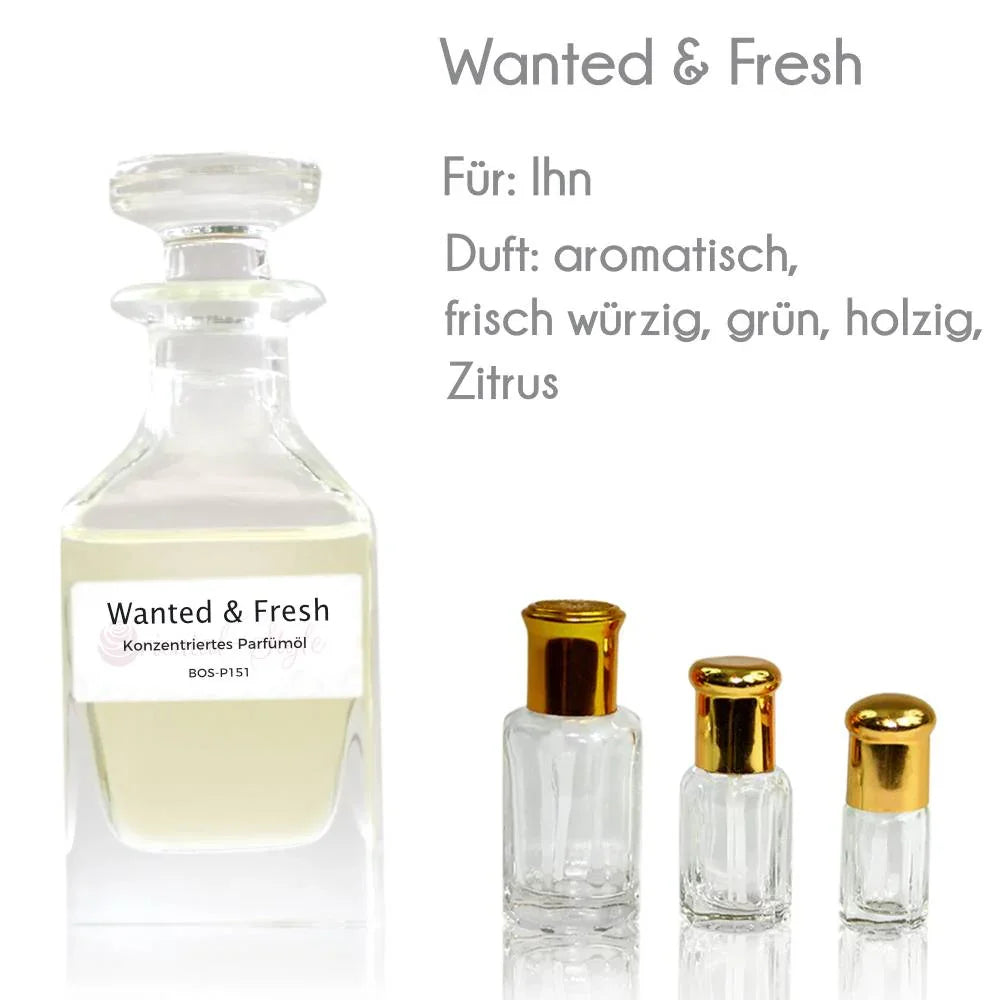 Wanted & Fresh Parfümöl - Parfüm ohne Alkohol Sultan Essancy | Oriental-Style