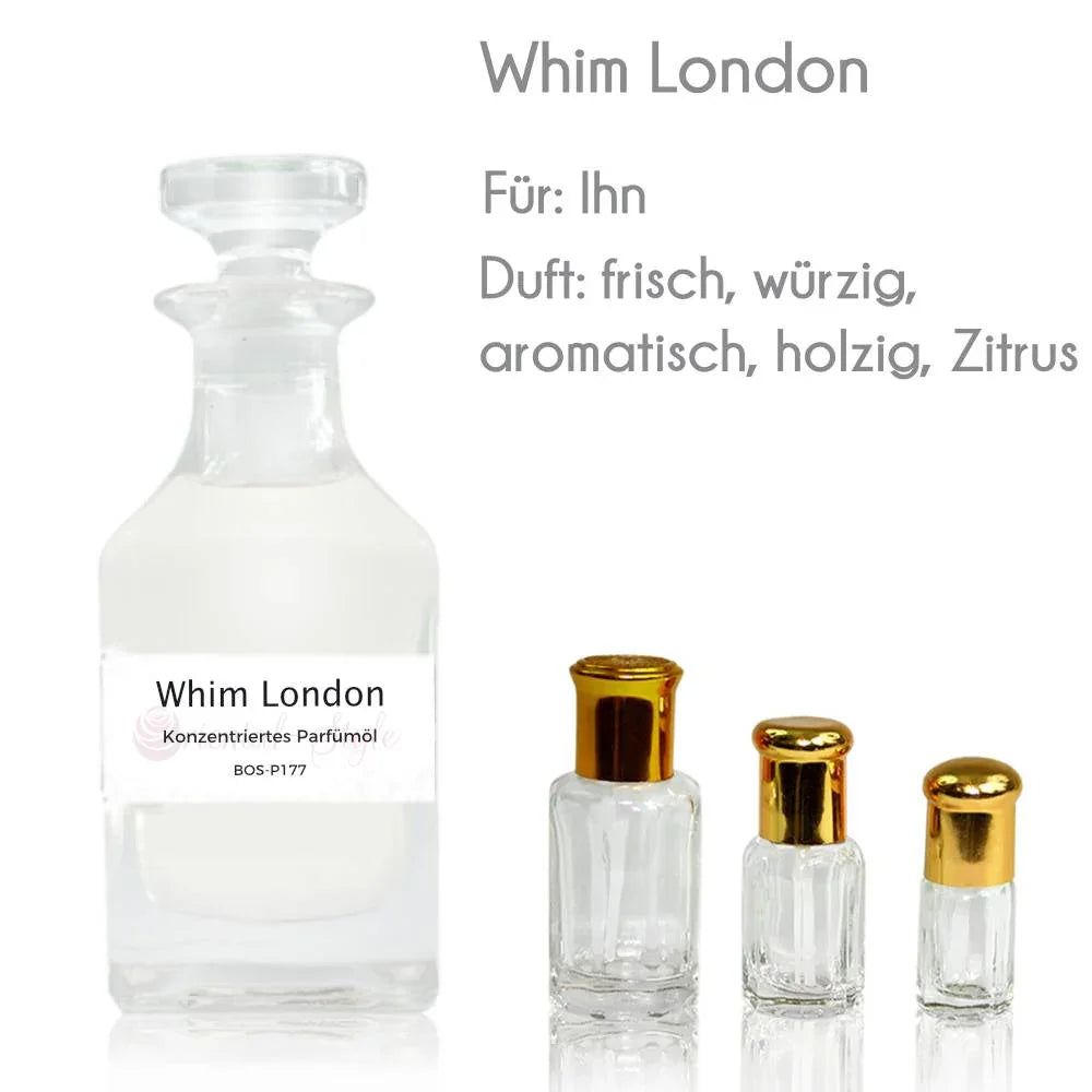 Whim London Parfümöl - Attar Parfüm ohne Alkohol Sultan Essancy | Oriental-Style