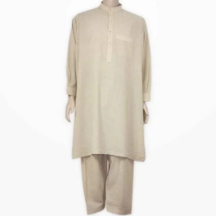 Salwar Kameez Herren - Cremebeige – Duft von Oriental - Style | oriental - style.de
