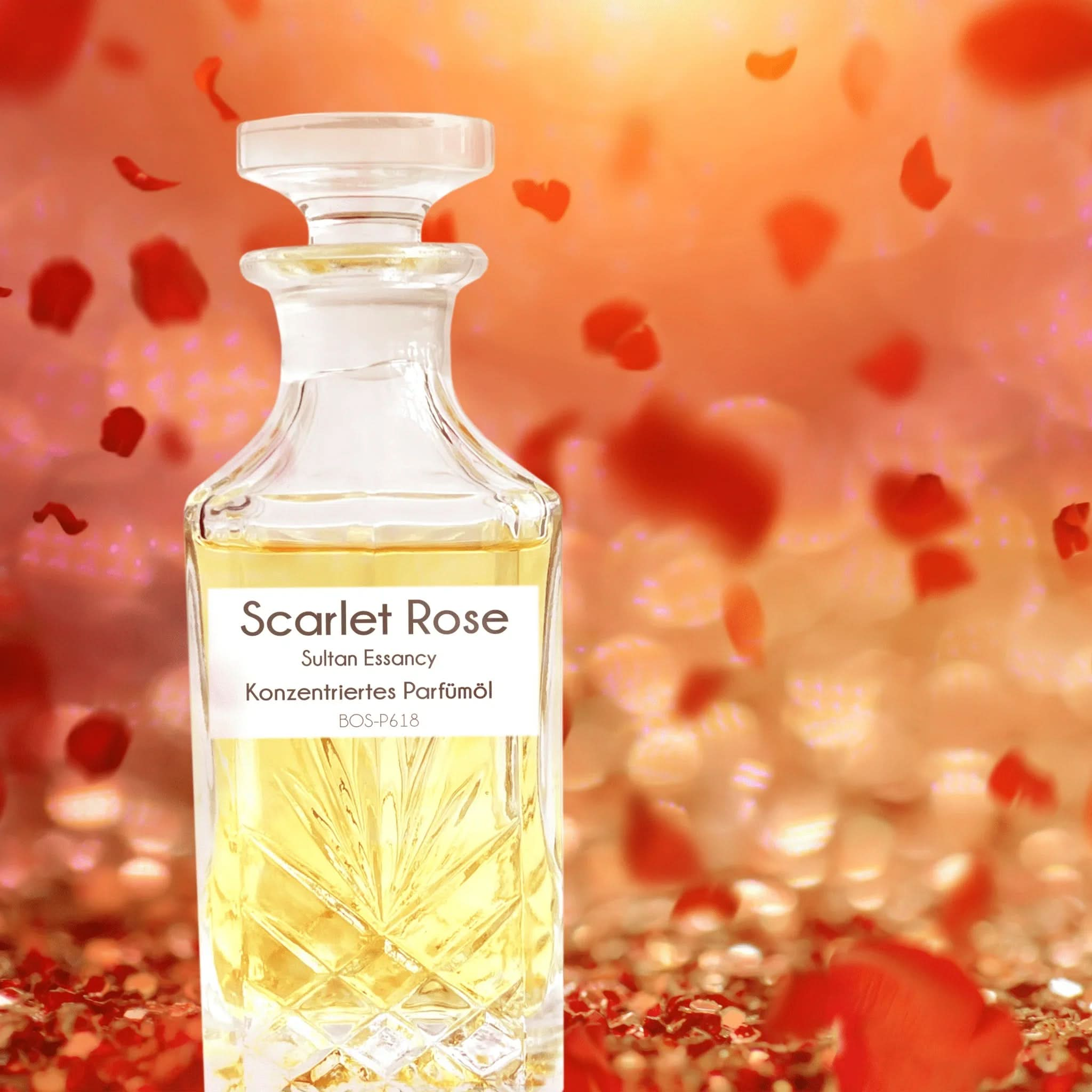 Konzentriertes Parfümöl Scarlet Rose Parfüm ohne Alkohol – Duft von Sultan Essancy | oriental - style.de