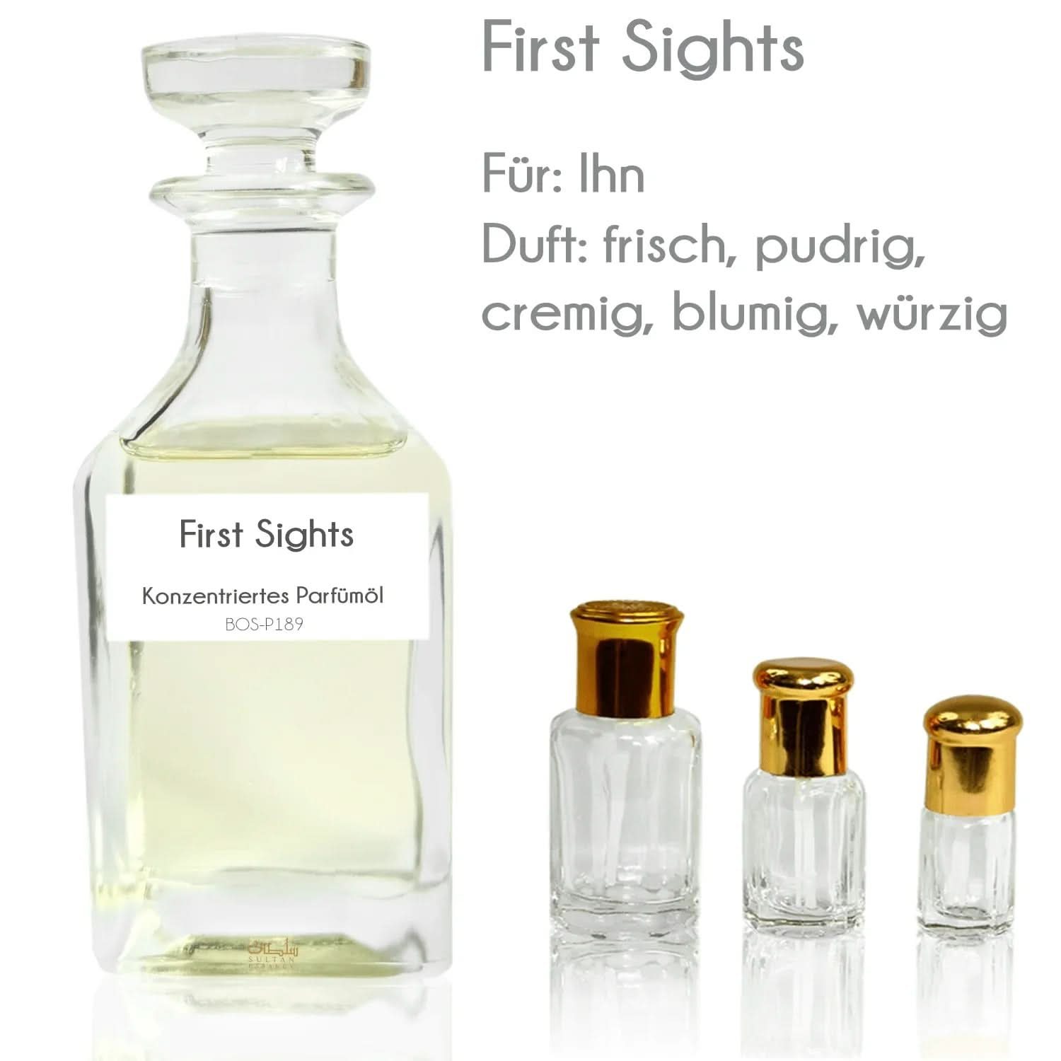Parfümöl First Sights – Duft von Sultan Essancy | oriental - style.de