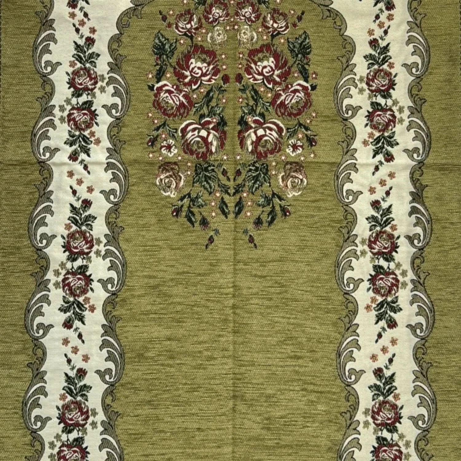 Gebetsteppich Seccade mit Mihrab in Salbeigrün – Duft von Oriental - Style | oriental - style.de