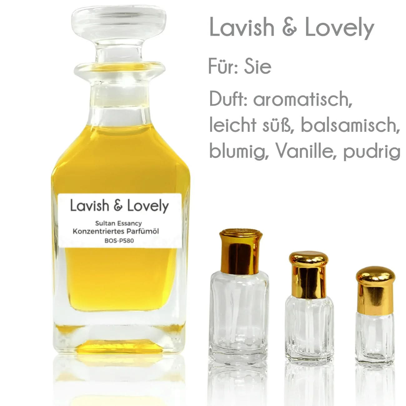 Parfümöl Lavish & Lovely - Attar Parfüm ohne Alkohol – Duft von Sultan Essancy | oriental - style.de