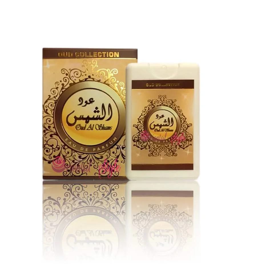 oud collection oud al shams pocket spray ard al zaafaran log