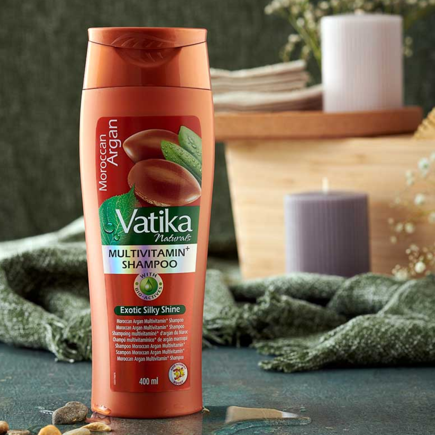 Vatika Moroccan Argan Multivitamin Shampoo für weiche, glänzende Haare (400ml) Vatika | Oriental-Style