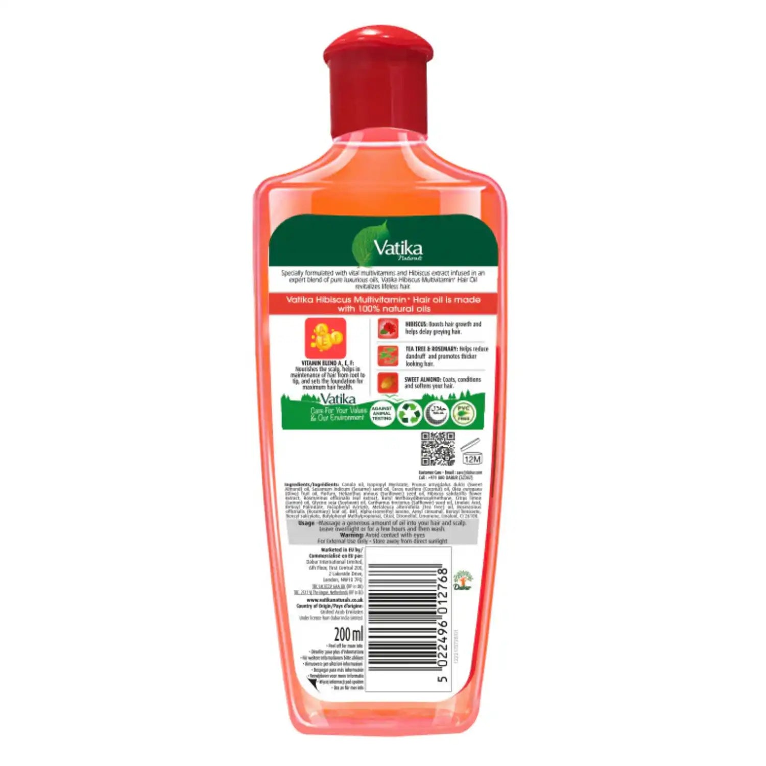 Vatika Naturals Hibiscus Haaröl 200ml Vatika | Oriental-Style