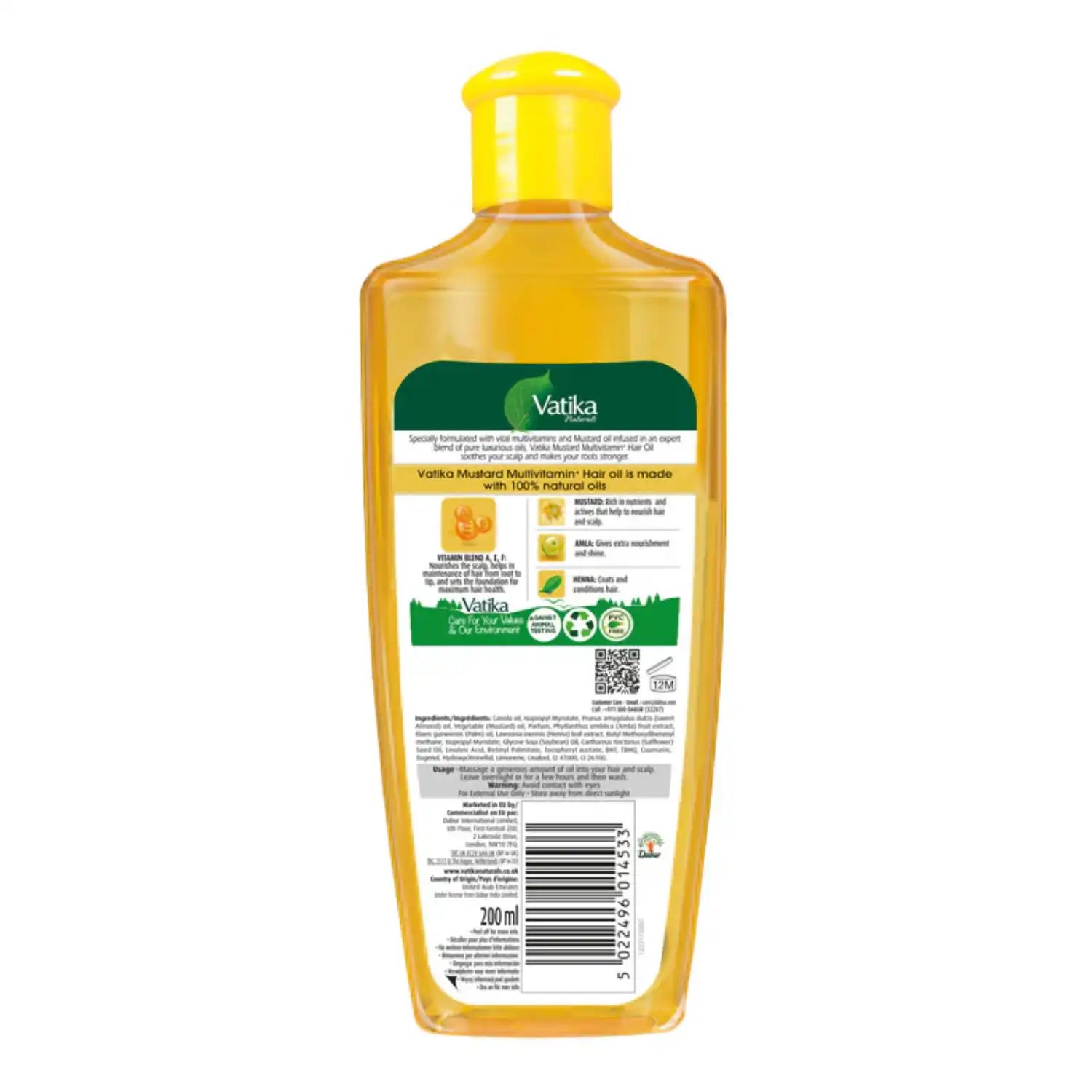 Vatika Mustard Haaröl Senfhaaröl 200ml Vatika | Oriental-Style