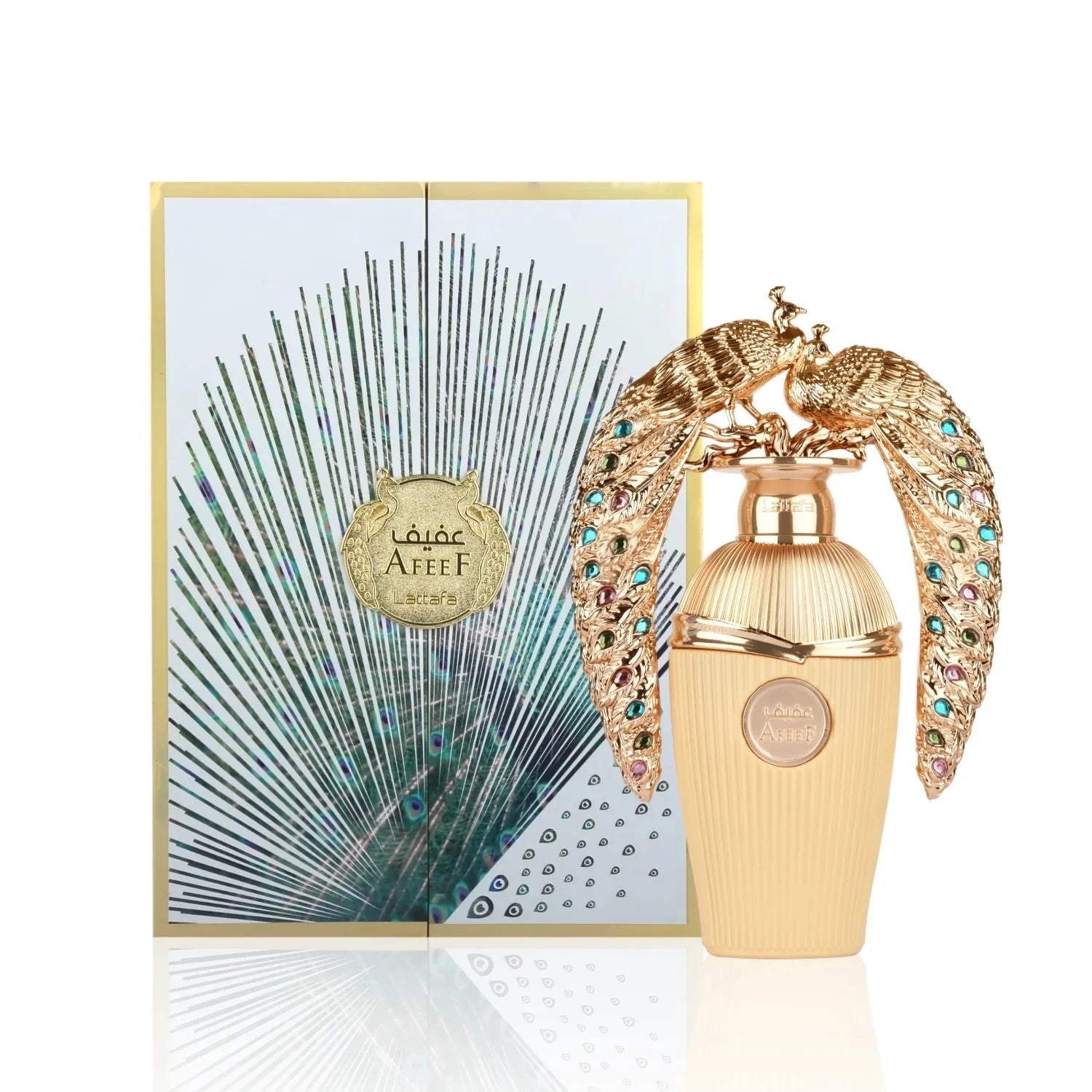 Afeef Lattafa Eau de Parfum Flakon und Verpackung 100ml