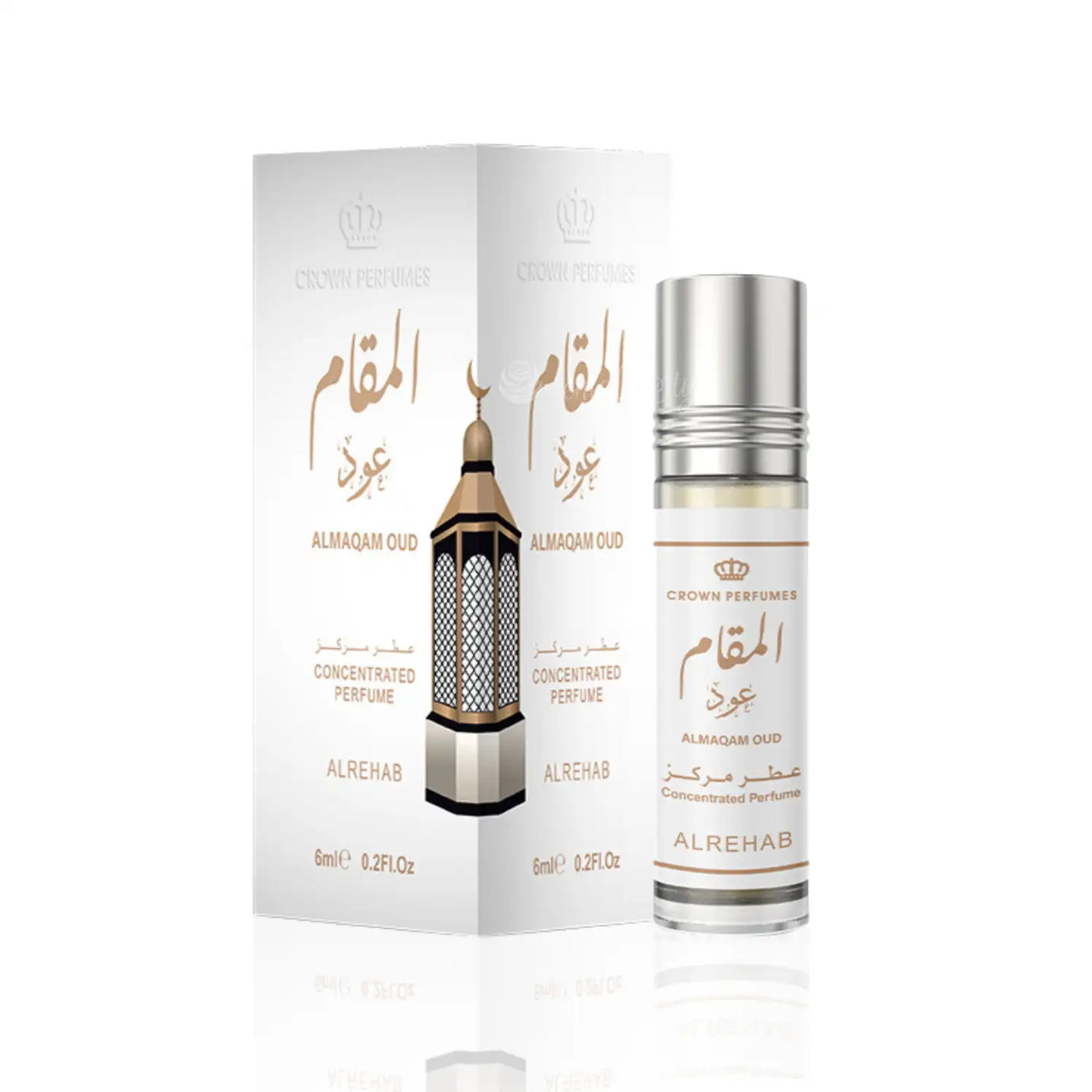 Almaqam Oud Al Rehab concentrated perfume oil 6ml – oriental woody unisex fragrance